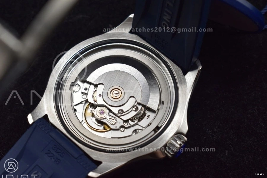 Dial SS Strap Edition SuperOcean Automatic BLSF Blue on Blue 42 A2824 Rubber Best 1:1 0420